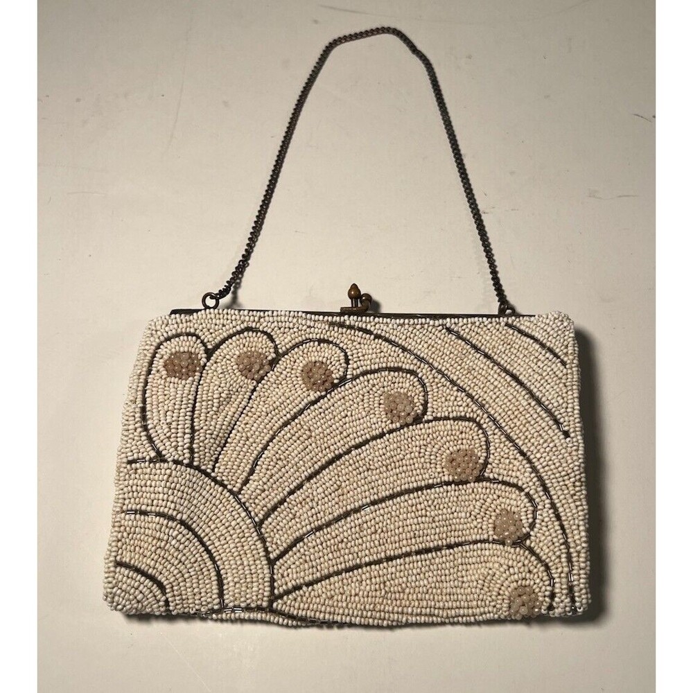 Vintage Beaded Clutch Purse